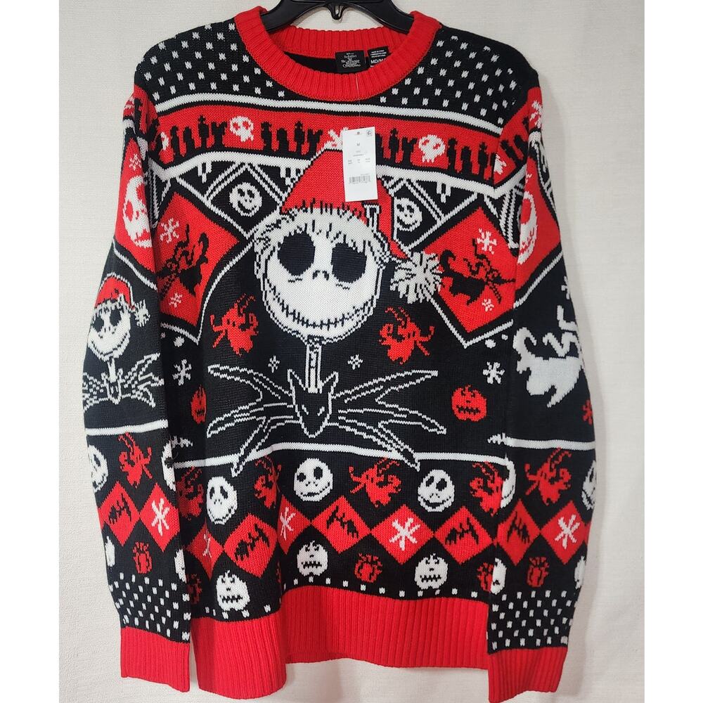 The Nightmare before christmas sweater men's Medium